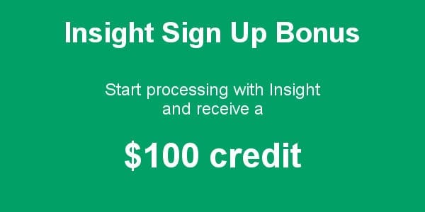 Insight Credit Card Integration Sign Up Offer