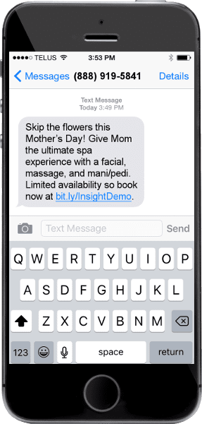 Mother's Day Marketing SMS