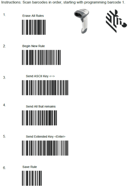 Zebra LS2208 Barcode Scanner Config Insight Software